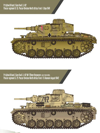1/35 Academy German Panzer III Ausf. J "North Africa" 13531