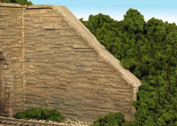 HO Monroe Wing Walls Split Stone 2-Pack #703