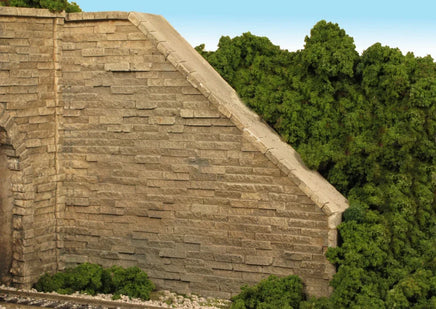 HO Monroe Wing Walls Split Stone 2-Pack #703