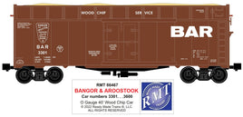 O RMT Woodchip Car Bangor & Aroostook 86467