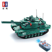 CaDFI M1A2 RC Tank 2 Models in 1 Military 1498pcs C61001