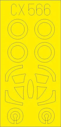 1/72 Eduard Paint Mask for HOBBY BOSS A-4F CX566