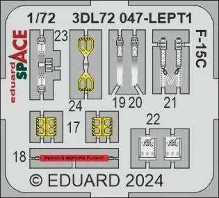 1/72 Eduard F-15C Space for FINE MOLDS 3DL72047