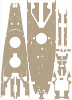 1/200 Pontos Model USS BB-61 Iowa Wooden Deck 1944 (Teak Tone) 20004WD1