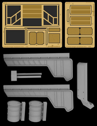 1/32 Green Strawberry Colonial Hangar Equipment Vol.I 11820