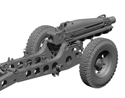 1/16 H3 Model WWII M1A1 Howitzer 75mm 3D Printed Figure 16067