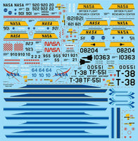 1/48 Fundekals NASA T-38s 48003