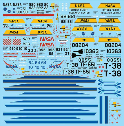 1/48 Fundekals NASA T-38s 48003