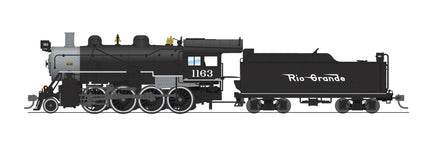 HO Broadway Ltd 2-8-0 Consolidation DRGW 1163 Paragon4 Sound/DC/DCC Smoke 8736