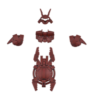 1/144 Bandai 30MM OP-05 Option Armor for Close Fighting [Portanova Exclusive / Dark Red] 2477799