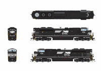 HO Broadway Ltd EMD SD70ACe, NS 1032, Black & White, Paragon4 Sound/DC/DCC, w/ Smoke 9768