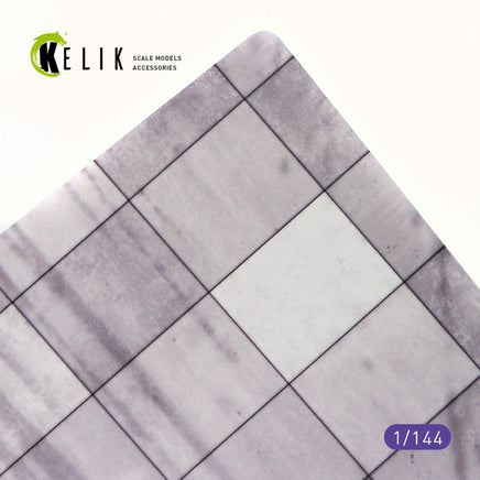 1/144 Kelik Civil Concrete Runway Base - Acrylic 3 mm (280 x 180 mm) (170 g) KS14401