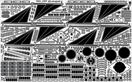 1/350 Pontos Model Russian Imperial Navy Battleship Sevastopol Detail Up Set 35012F1