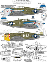 1/48 Thundercals  PTO Part 1 P-47D Razorbacks 310th FS/58th FG & 19th FS/318th FG 48001