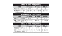 Woodland Large US Flag - Pole 5952 - MPM Hobbies