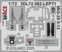 1/72 Eduard MiG-29 9-13 SPACE SPACE for GREAT WALL HOBBY kit 3DL72062