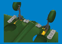 1/48 Eduard P-40E undercarriage legs 3D 6481074