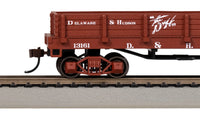 HO Bachmann Old Time Gondola Delaware & Hudson #13161 - 15405