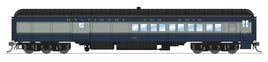 HO Broadway Ltd B&O Coach-Baggage Combine #1497 Blue/Gray/Imitation Gold 9113 - MPM Hobbies