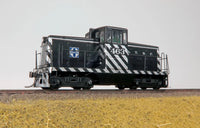 HO Rapido GE 44 Tonner (DC/DCC/Sound): Santa Fe - Zebra Stripe: #463 - 048501 - MPM Hobbies