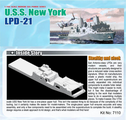 1/700 Dragon Model U.S.S. New York LPD-21 7110