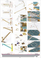 1/350 Pontos Model USS CV-6 Enterprise 1942 Detail Up Set (Teak Tone Deck) 37031FN
