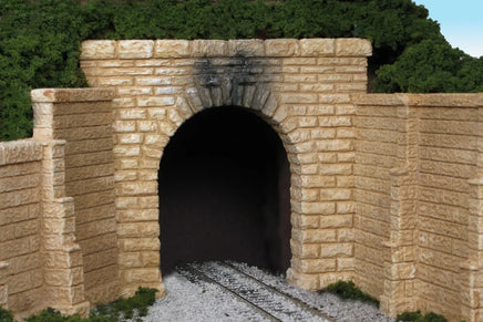 HO Monroe Tunnel Portal Sandstone Block Single-Track #164