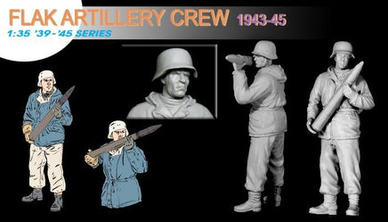 1/35 Dragon Model Flak Artillery Crew (1943-45) 6275
