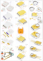 1/350 Pontos Model USS BB-63 Missouri 1945 Detail Up Set for HB (Teak Tone) 37034FN