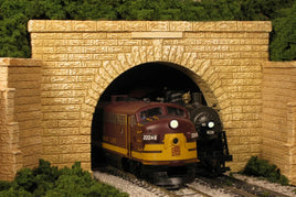 HO Monroe Tunnel Portal Sand Stone Block Double-Track #165