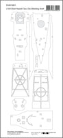 1/350 Pontos Model USS Oliver Hazard Perry Class Deck Masking Sheet 35001MS1