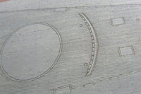 1/350 Pontos Model USS Missouri Wooden Deck Set Blue Deck 35002WD1