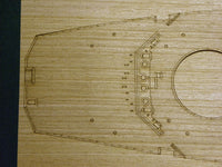 1/350 Pontos Model IJN Musashi Wooden Deck Set 1945 35005WD1