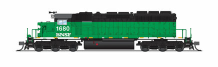 N Broadway Ltd EMD SD40-2 BNSF 1680 BN Black/Green/White w/Patch Paragon4 Sound/DC/DCC 9462