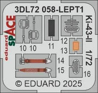 1/72 Eduard Ki-43-II SPACE SPACE for ARMA HOBBY kit 3DL72058