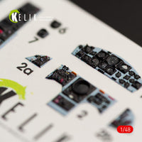 1/48 Kelik F-104J Starfighter interior 3D decals for Kinetic kit K48030