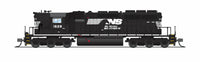 N Broadway Ltd EMD SD40-2 NS 1633 Black/White w/High Hood Paragon4 Sound/DC/DCC 9468