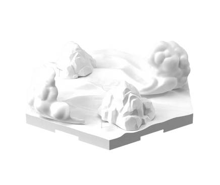 1/144 Bandai Customize Scene Base 03 [Snowfield Ver.] 2516444