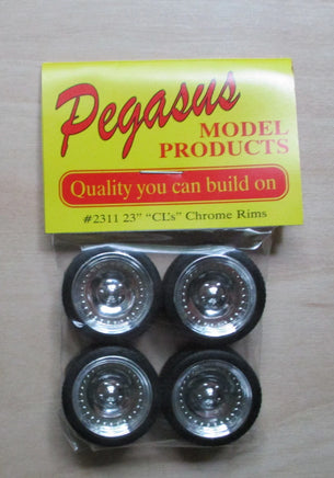 Pegasus 23” “CL’S” Rims w/Tires Chrome 2311