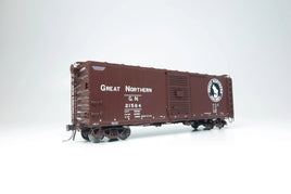 HO Rapido GN 40' Boxcar with Early IDNE: Great Northern - Mineral Red: Single Car - 155001A - MPM Hobbies
