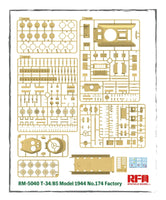 1/35 Ryefield Models T-34/85 Model 1944 No.174 Factory 5040
