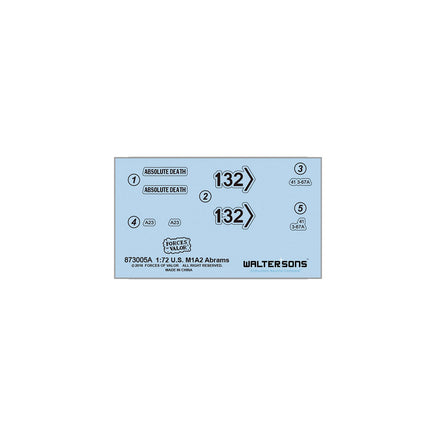 1/72 Forces of Valor M1A2 Abrams Tank Iraq, 2003 873005A