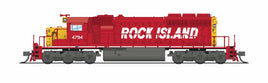 N Broadway Ltd EMD SD40-2 Rock Island 4794 Red & Yellow Paragon4 Sound/DC/DCC 9469