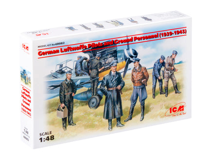 1/48 ICM German Luftwaffe Pilots and Ground Personnel (1939-1945) 48082