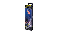 Woodland Flag Pole with Spotlight Value Pack 5925 - MPM Hobbies