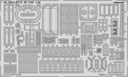 1/48 Eduard Bf 110D Set 491554