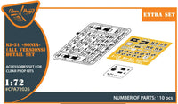 1/72 Clear Prop Ki-51 Sonia Detail Set (All Versions) For CP Kits CP72011/CP72012/CP72013 A72026