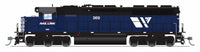 HO Broadway Ltd EMD SD45 MRL 369 Blue w/ "W" Logo (2000-2015) Paragon4 Sound/DC/DCC 9817
