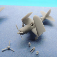 1/350 Black Cat Models Curtiss SBC Helldiver, folded wings (x6) AC350144B