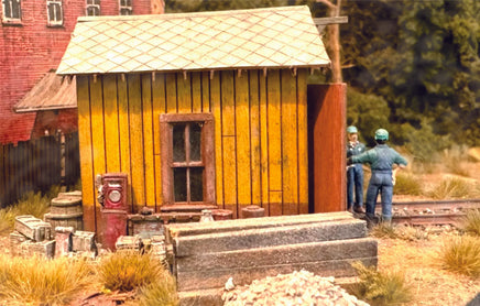 HO Bar Mills Handcar Shed at Cranberry Yard 362